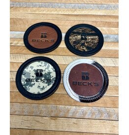 04913 Leather Coaster