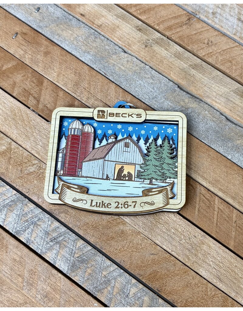 03615 USA Made Wood Ornament