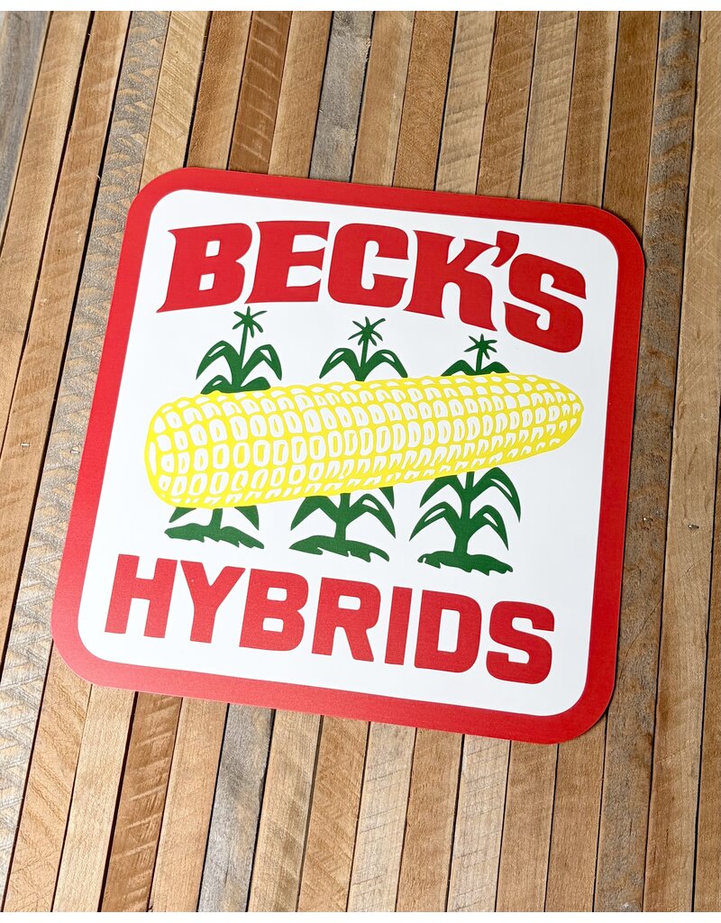 01335  12 x 12” Metal Vintage Logo Sign