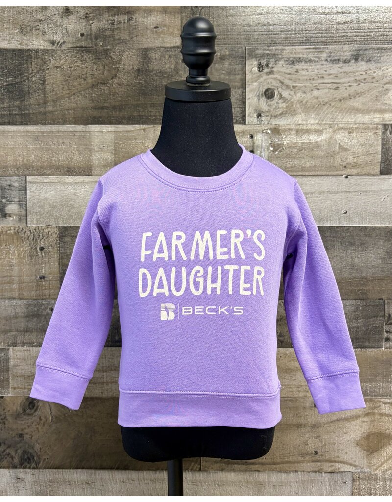 Rabbit Skins 04568 Toddler Crewneck Farmer's Daughter