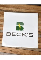 04538 Beck's Sticker Stacked Logo