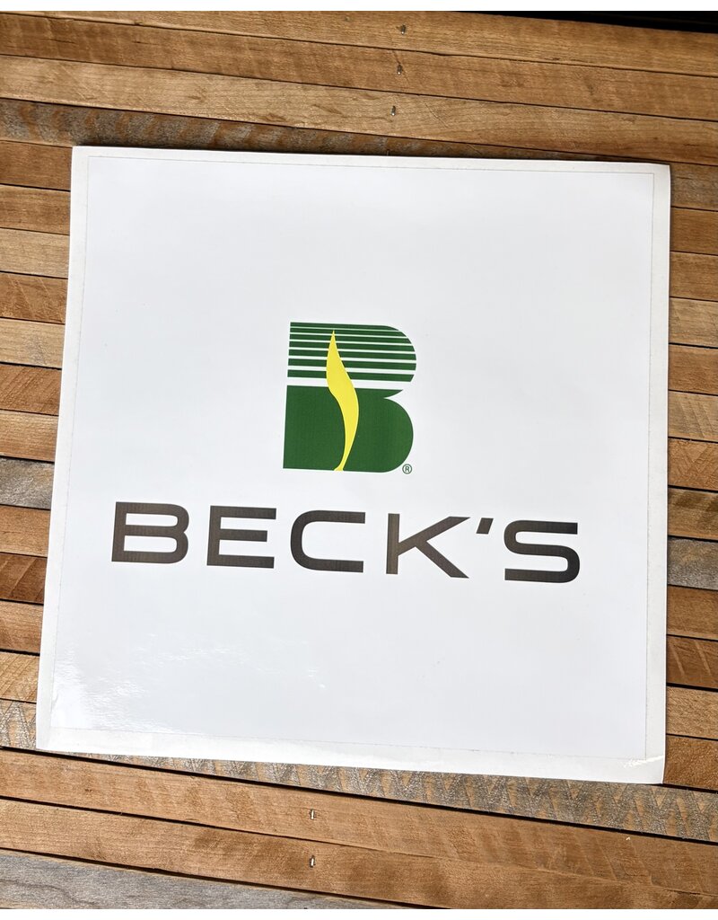04538 Beck's Sticker Stacked Logo