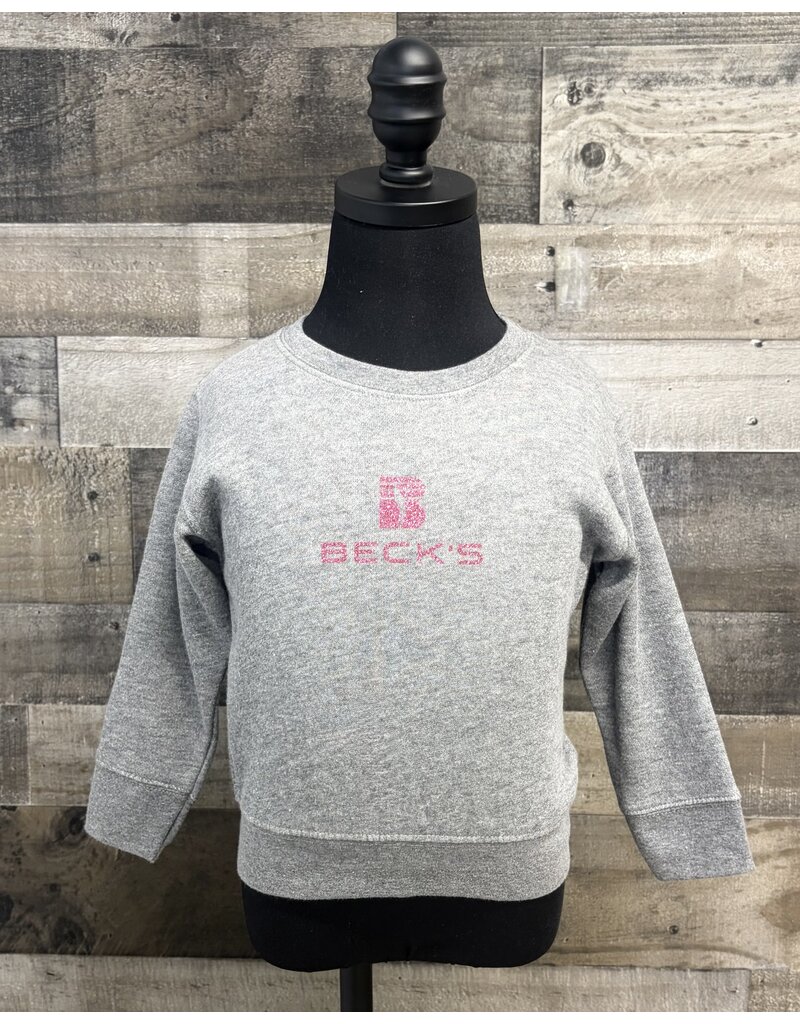 Rabbit Skins 04416 Toddler Crewneck w/ Glitter Logo
