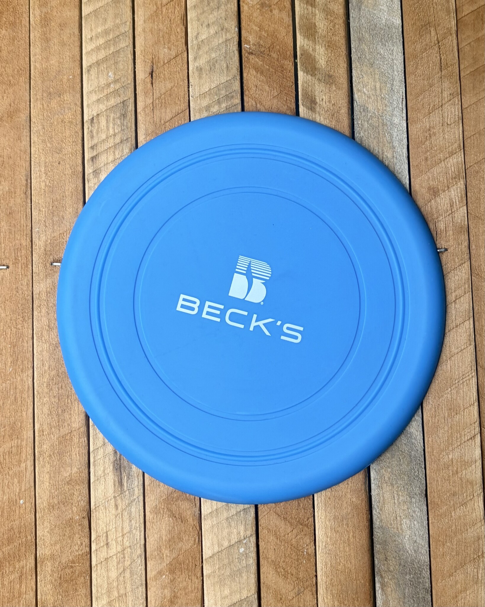 04448 Silicone Flyer Frisbee Blue - Beck's Country Store