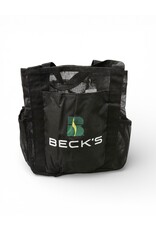 04334 Mesh Beach Bag w/ Colored Logo