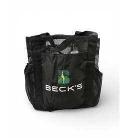 04334 Mesh Beach Bag w/ Colored Logo