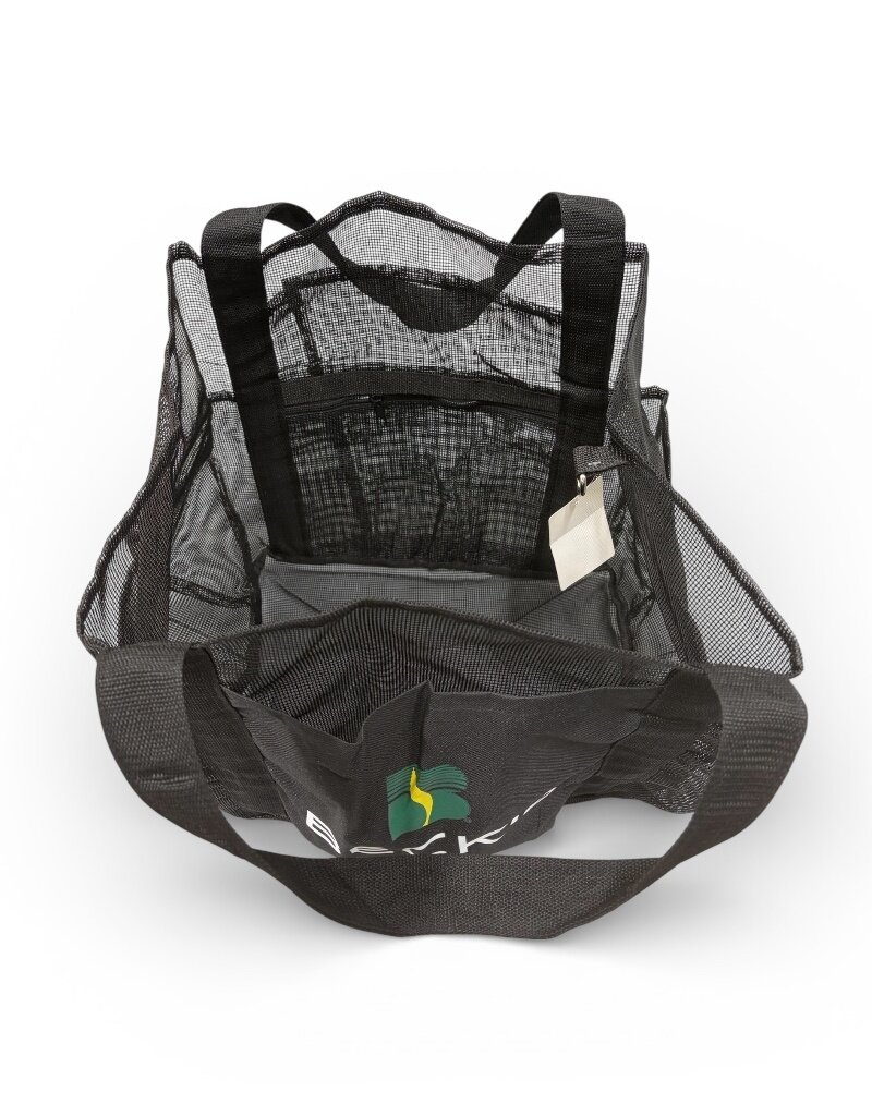 04334 Mesh Beach Bag w/ Colored Logo