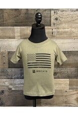 Rabbit Skins 04219 Rabbit Skins Toddler Flag T-Shirt