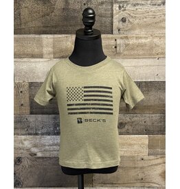 Rabbit Skins 04219 Rabbit Skins Toddler Flag T-Shirt