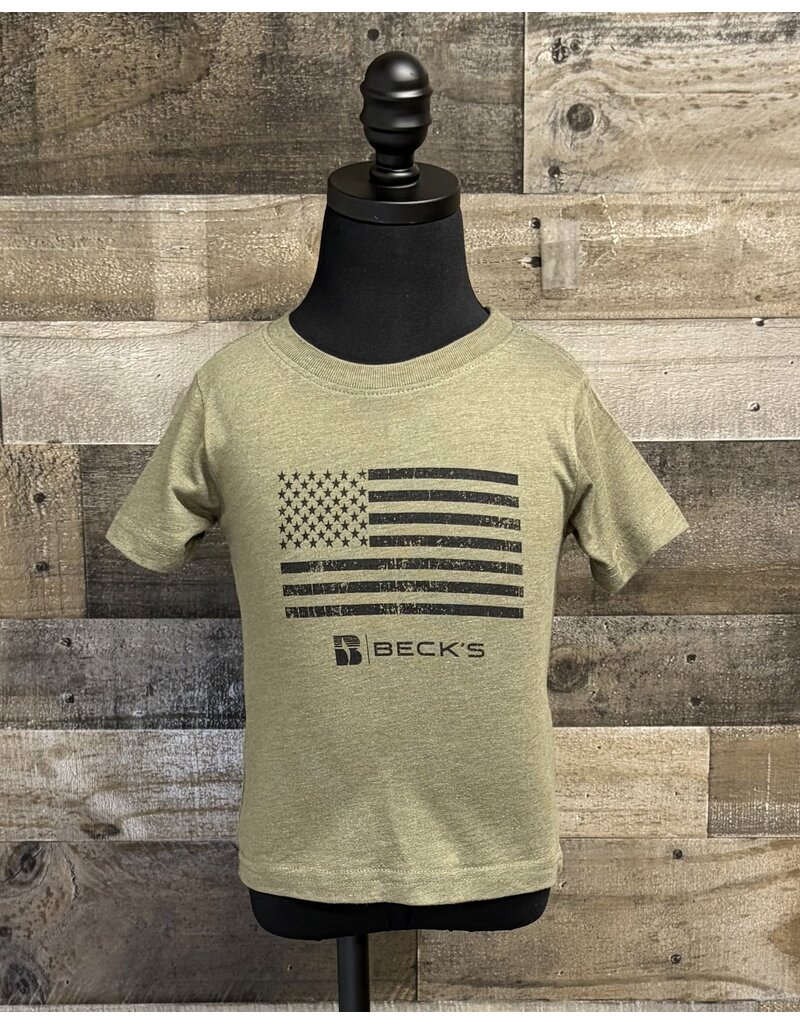 Rabbit Skins 04219 Rabbit Skins Toddler Flag T-Shirt