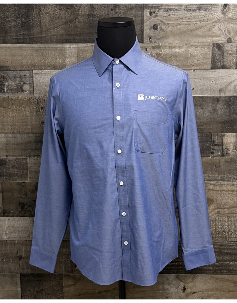 Brooks Brothers 05034 Brooks Brother Stretch L/S Pinpoint Shirt