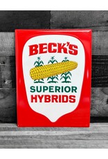 03136 Vintage Red Kernel Metal Sign