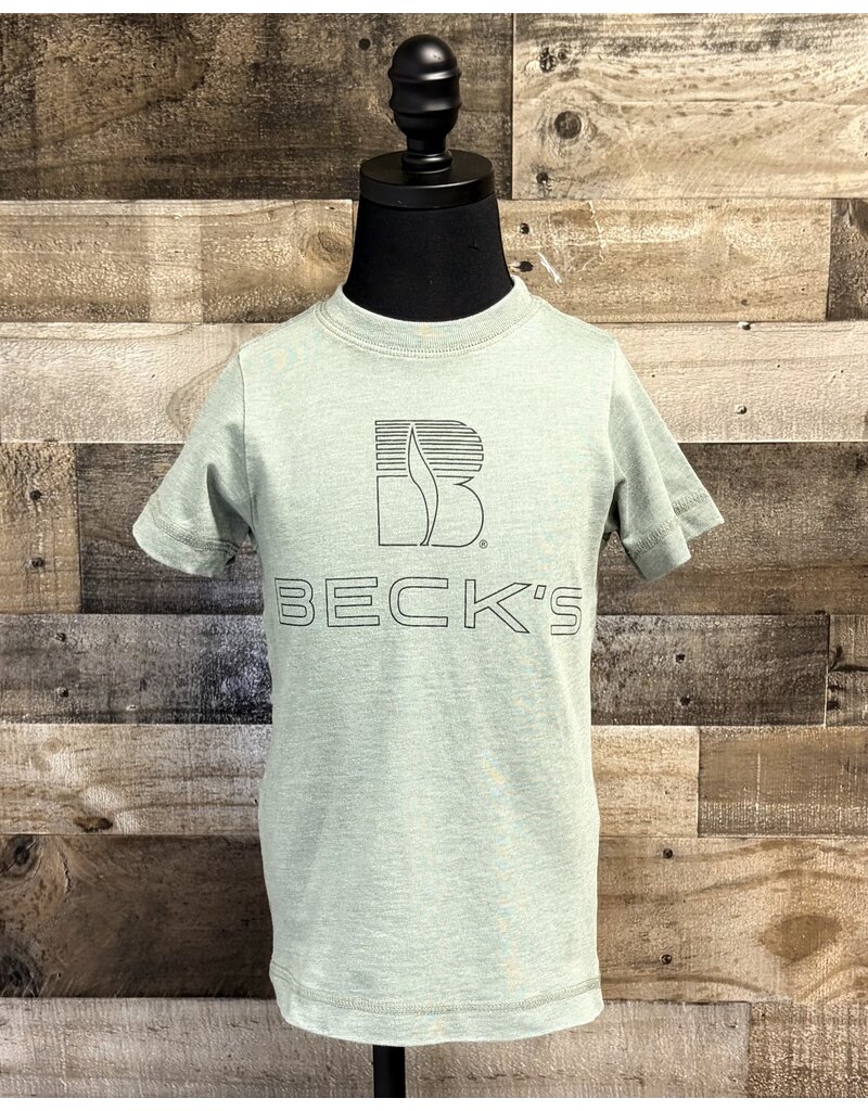LAT 05036 LAT Youth Vintage Wash Stacked Logo T