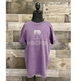 LAT 05036 LAT Youth Vintage Wash Stacked Logo T