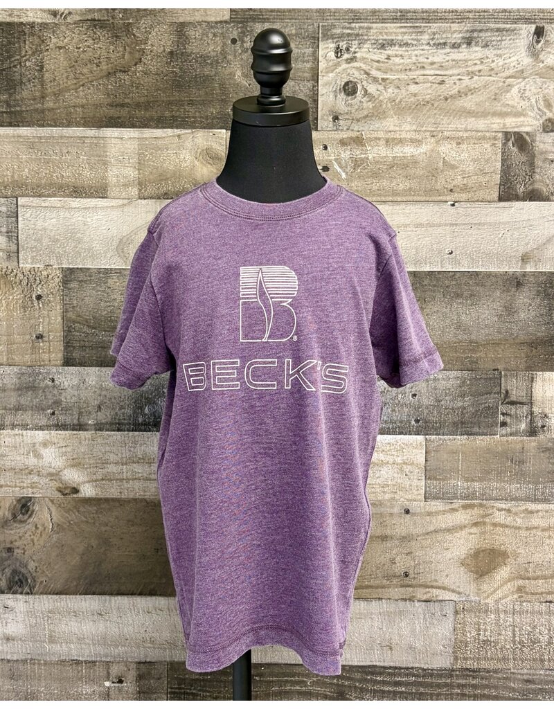 LAT 05036 LAT Youth Vintage Wash Stacked Logo T