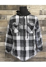 Burnside 03975 Burnside Quilted Flannel Hooded Jacket