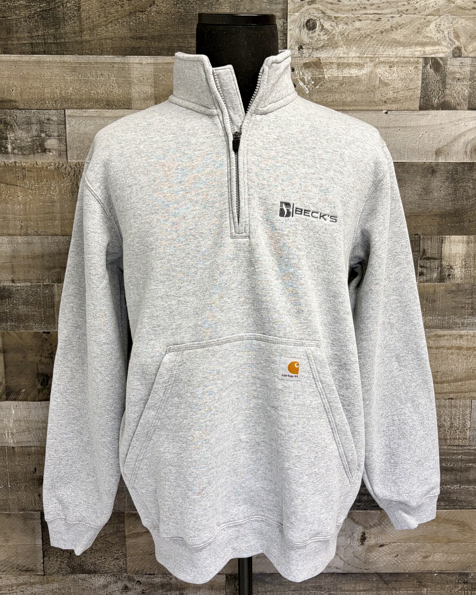 03990 Carhartt 1/4 Zip Mock Sweashirt - Beck's Country Store