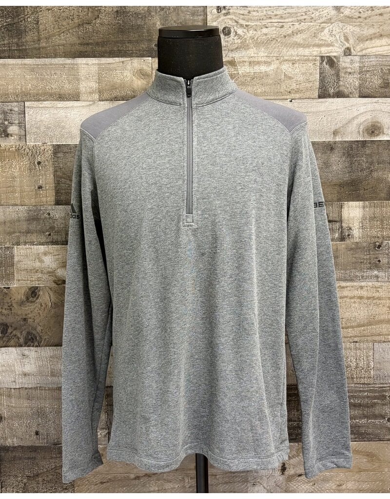 Adidas 03013 Men's Adidas Heathered 1/4 Zip