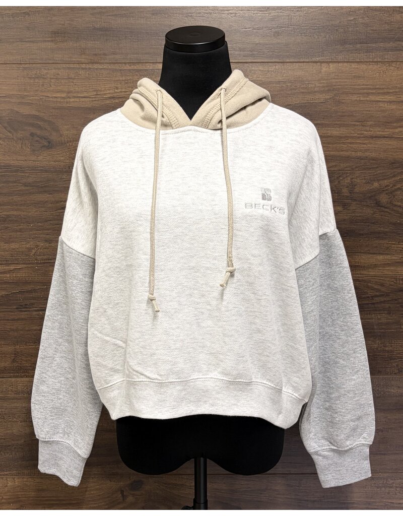 MV Sport 05131 MV Sport Women's Sueded Colorblock Hoodie