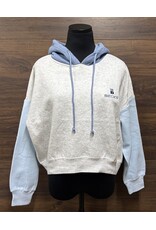 MV Sport 05131 MV Sport Women's Sueded Colorblock Hoodie
