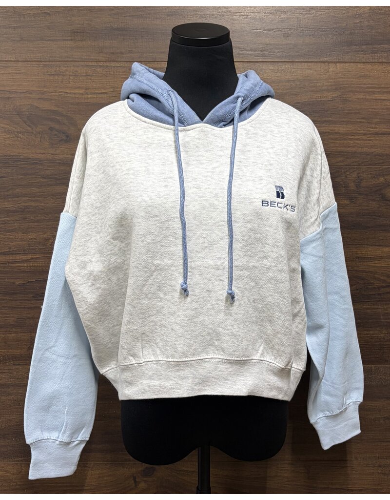 MV Sport 05131 MV Sport Women's Sueded Colorblock Hoodie