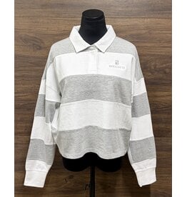 enza 05137 Enza Women's Striped Rugby