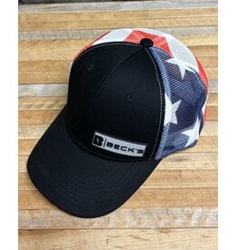 05145 Flag Mesh Hat w/ Silicone Patch