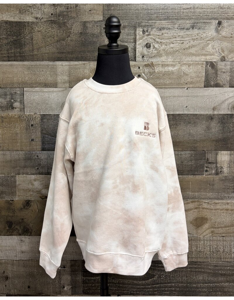 enza 05143 Enza Youth Tie Dye Crew
