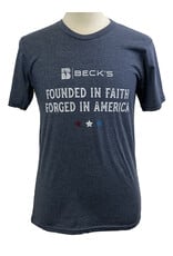 Royal Apparel 03635 USA Made Founded In Faith T-Shirt