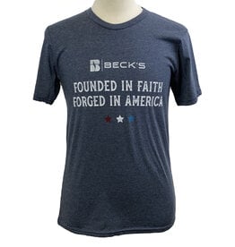 Royal Apparel 03635 USA Made Founded In Faith T-Shirt