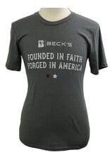 Royal Apparel 03635 USA Made Founded In Faith T-Shirt