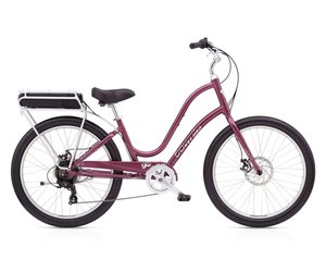 pink electra bike