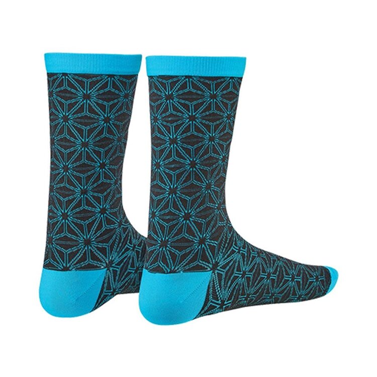 Specialized Supacaz SupaSox  (Large/X-Large) Black and Neon Blue