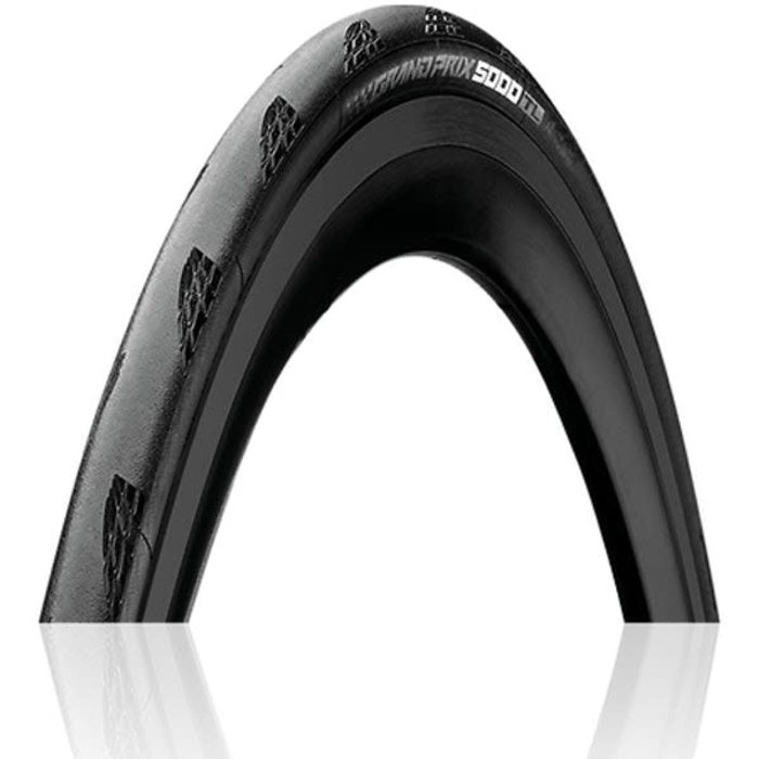 Continental Grand Prix 5000 TL (700 x 25c) Fold Black-BW + Black