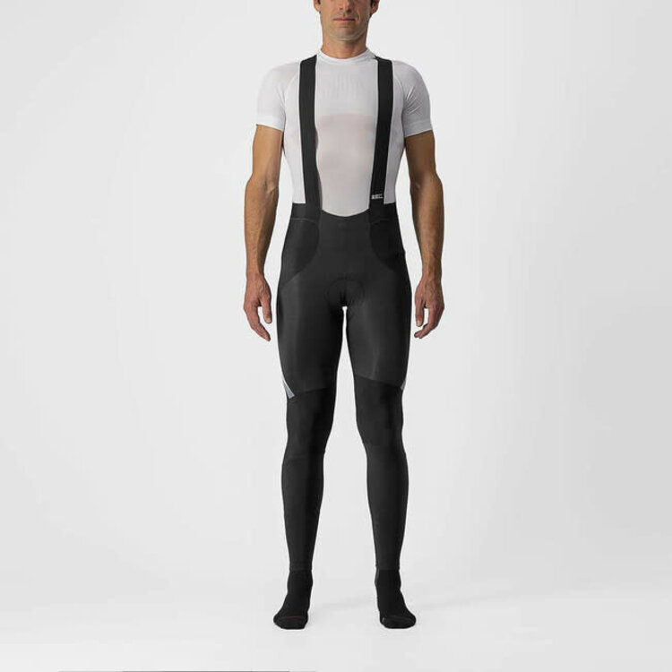 Castelli Sorpasso ROS Bibtight (Black-Reflex)