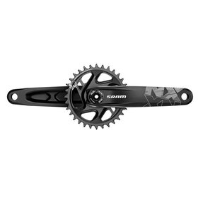 SRAM SRAM NX Eagle DUB, Crankset, Speed: 12, Spindle: 28.99mm, BCD: Direct Mount, 32, DUB, 175mm, Black, MTB