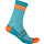 Castelli  Alpha W 15 Sock (Teal Blue/Fiery Red)