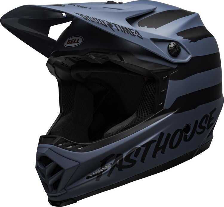 Bell Full-9 Matte Grey/Black Fasthouse - Large