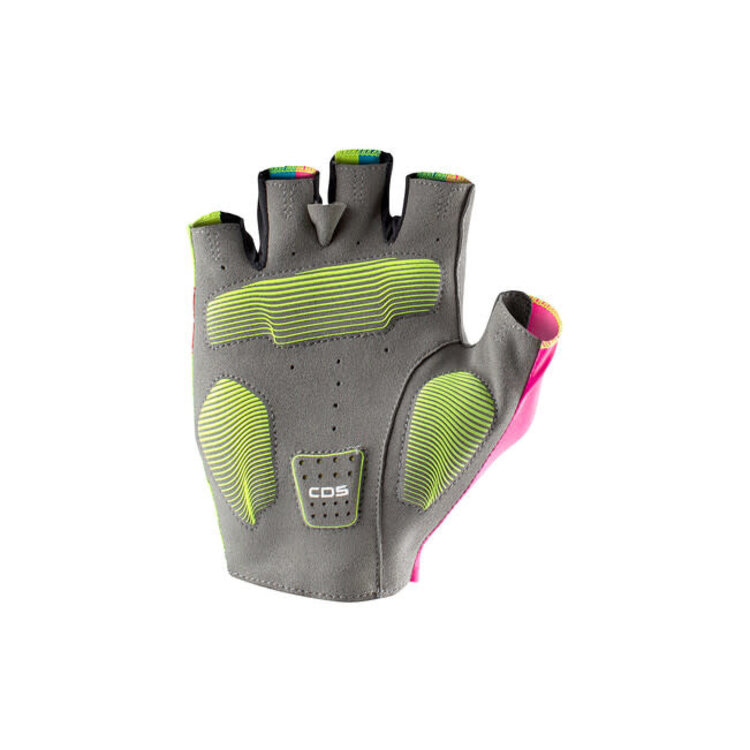 Castelli Competizione 2 Glove - Electric Lime/Black-Blue-Magenta Fluo - XXL