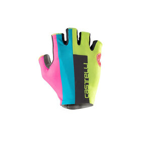 Castelli Competizione 2 Glove - Electric Lime/Black-Blue-Magenta Fluo - XXL