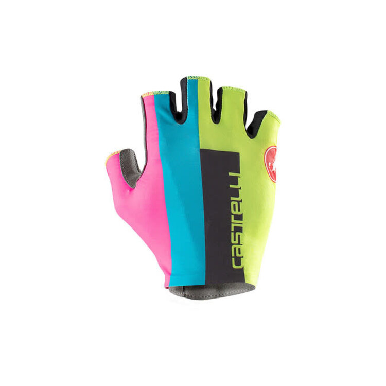Castelli Competizione 2 Glove - Electric Lime/Black-Blue-Magenta Fluo - XXL