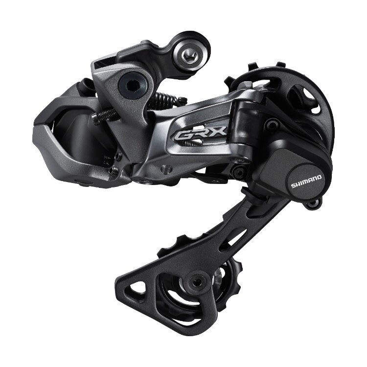 Shimano Shimano, GRX Di2 RD-RX817, Rear Derailleur, Speed: 11, Cage: GS, Grey
