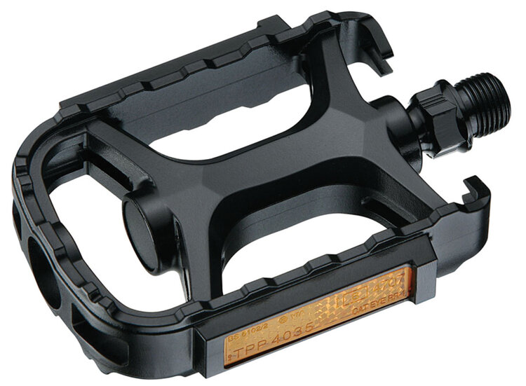 49N Resin Flat Pedal 1/2" Black