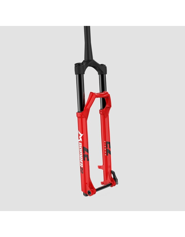 Marzocchi Bomber Z2 29in 140, RAIL, Sweep-Adj, Gloss Red, Std/Gloss Blk Logo, 15QRx110, 1.5 T, 44mm Rake Shiny Blk, YC, AM