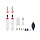 Jagwire Pro Bleed kit Mineral Oil (red)