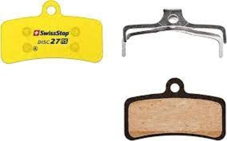 SwissStop Disc 27 RS, Disc Brake Pads, Shape: Shimano N-Type, XTR BR-M9120, Pair