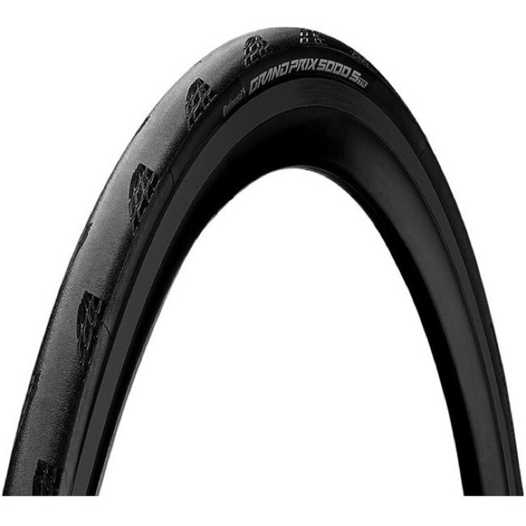 CONTINENTAL Grand Prix 5000 S TR  Folding Black + Black Chili