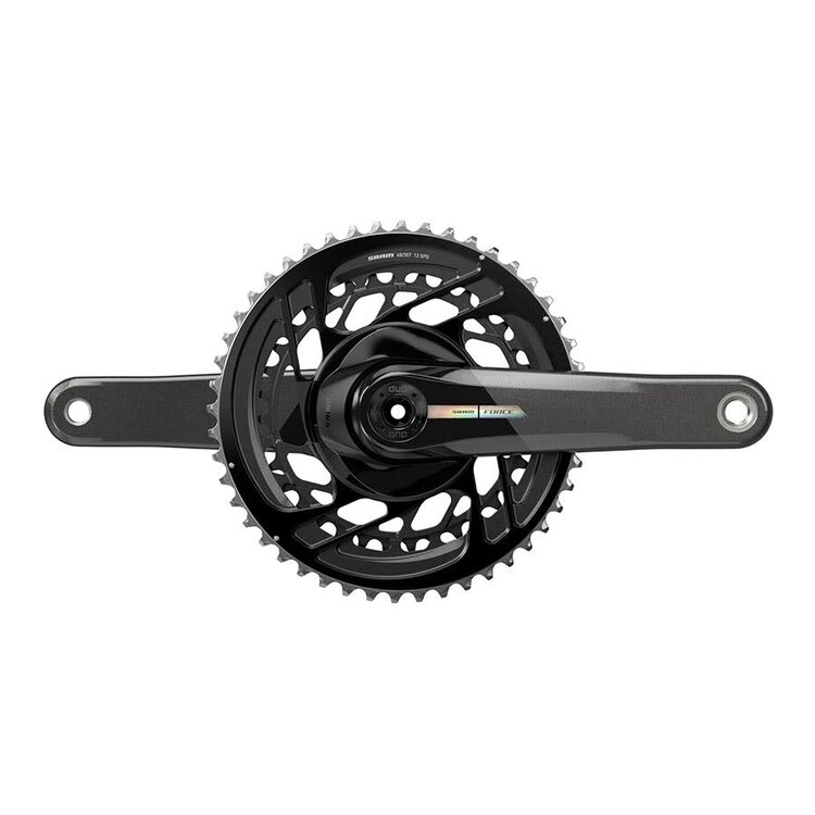 SRAM Force D2 2x, Crankset, Speed: 12, Spindle: 28.99mm, BCD: Direct Mount, 48/35, DUB, 172.5mm, Black, Road Disc