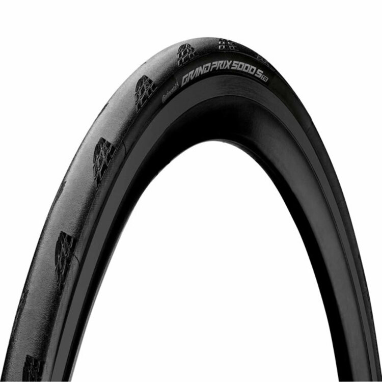 CONTINENTAL Grand Prix 5000 S TR  Folding Black + Black Chili
