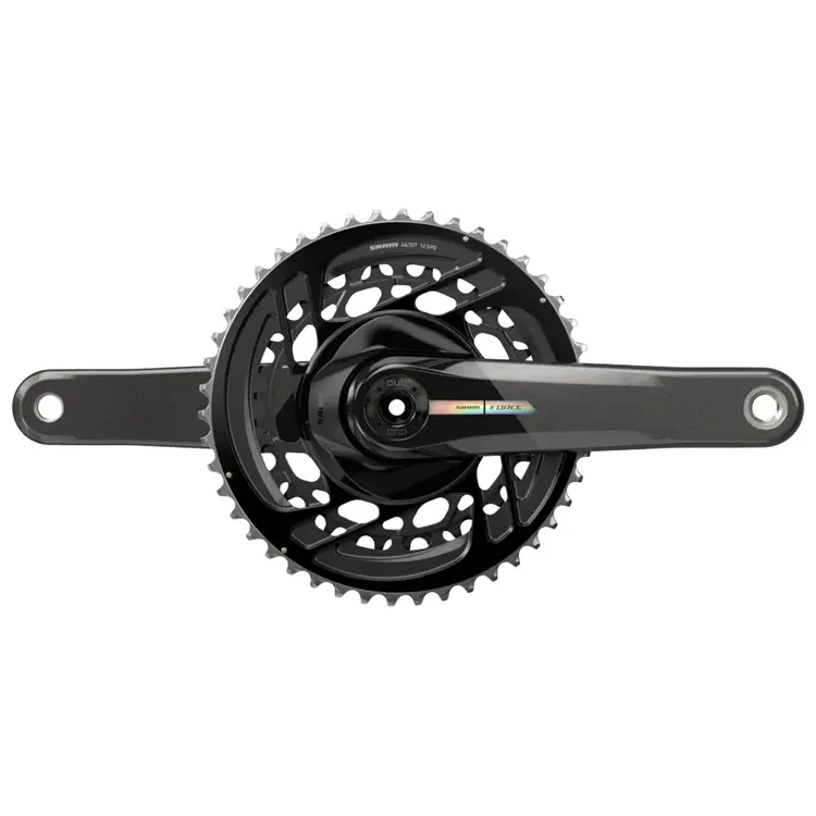 SRAM Force D2 2x, Crankset, Speed: 12, Spindle: 28.99mm, BCD: Direct Mount, 48/35, DUB, 170mm, Black, Road Disc